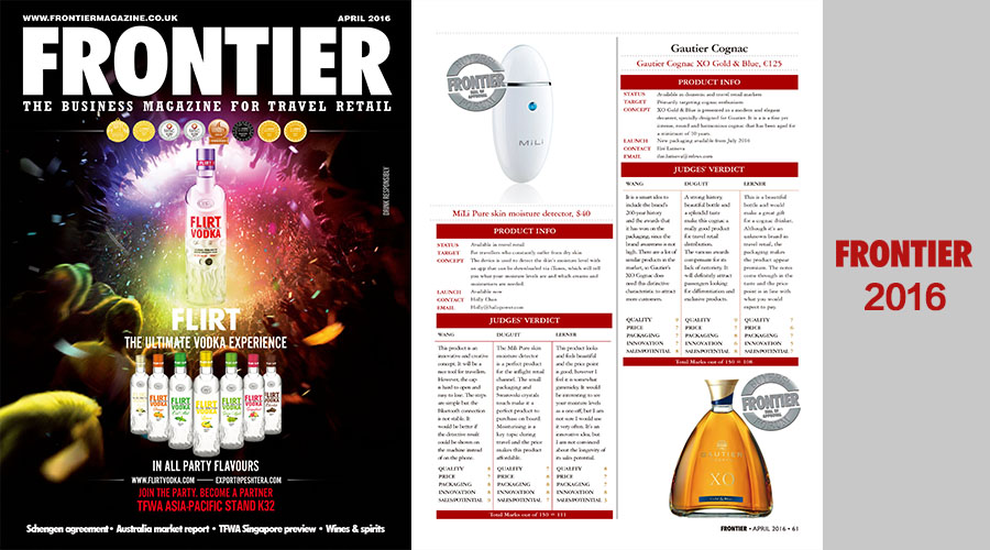 MiLi Pure肌膚水分檢測儀與國際奢侈品牌人頭馬XO同時(shí)被推介